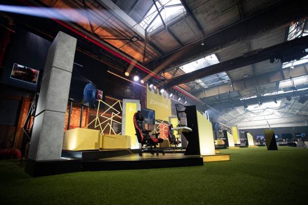 Grand Final der Virtual Bundesliga 2023 Strassenkickerbase in Koeln bis zum Anfang Grand Final der Virtual Bundesliga 2023, Koeln, Strassenkickerbase, 10.06.2023