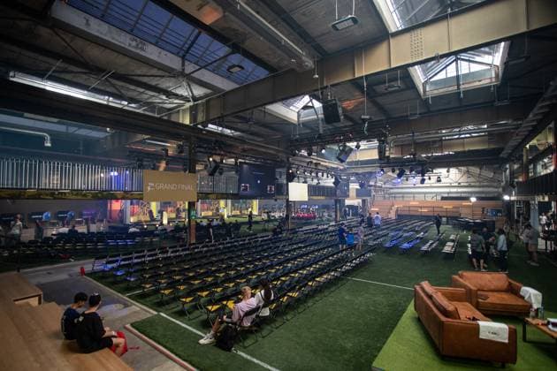 Grand Final der Virtual Bundesliga 2023 Strassenkickerbase in Koeln bis zum Anfang Grand Final der Virtual Bundesliga 2023, Koeln, Strassenkickerbase, 10.06.2023