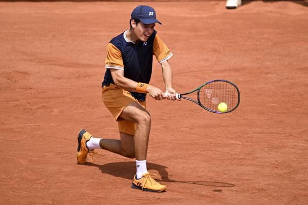 Juan Carlos Prado Angelo (Bol) TENNIS : Roland Garros 2023 - Finale Junior Garcons - Paris - 10 06 2023 JBAutissier Panoramic 