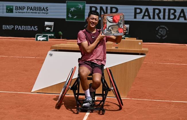 2023 Roland Garros Wheelchair Mens Single Final Alfie Hewett (GBR) vs. Tokito Oda (JPN) Tokito Oda (JPN)