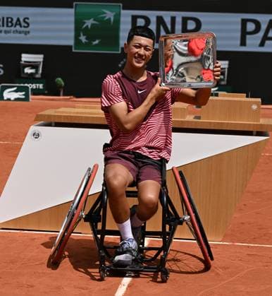 2023 Roland Garros Wheelchair Mens Single Final Alfie Hewett (GBR) vs. Tokito Oda (JPN) Tokito Oda (JPN)
