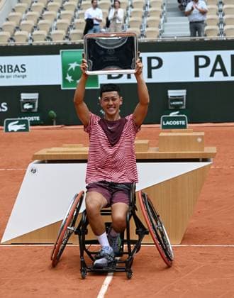 2023 Roland Garros Wheelchair Mens Single Final Alfie Hewett (GBR) vs. Tokito Oda (JPN) Tokito Oda (JPN)