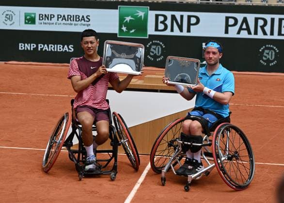 2023 Roland Garros Wheelchair Mens Single Final Alfie Hewett (GBR) vs. Tokito Oda (JPN)