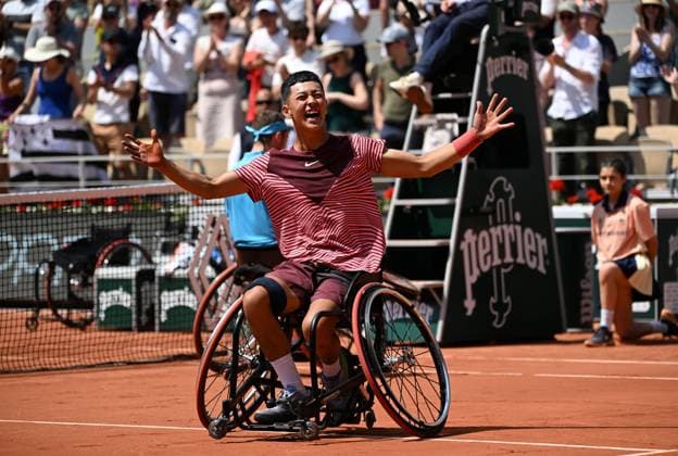 2023 Roland Garros Wheelchair Mens Single Final Winner Tokito Oda (JPN)