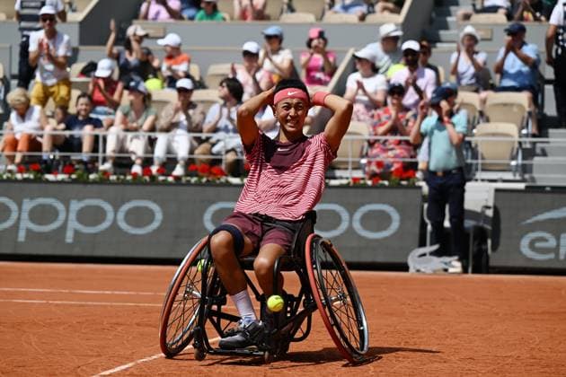 2023 Roland Garros Wheelchair Mens Single Final Winner Tokito Oda (JPN)