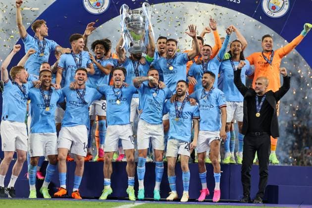June 10, 2023, Istanbul, Turchia, Turchia: Manchester City 10 06 2023 Istanbul, Final match for Champions League between FC Internazionale vs Manchester City FC at Ataturk Olympic Stadium Istanbul Turchia - ZUMAs236 20230610_zap_s236_047 Copyright: xFabioxSassox