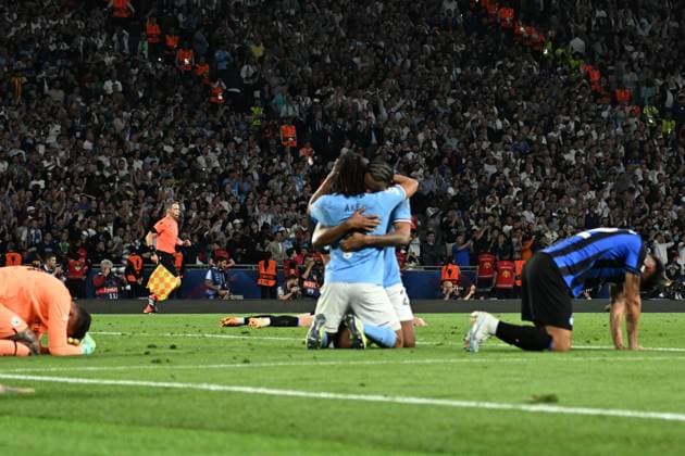 Final joy (Manchester City) during the UEFA Champions League Final match between Manchester City 1-0 Inter at Ataturk Olympic Stadium on June 10, 2023 in Istanbul, Trkiye. Noxthirdxpartyxsales  (220970224)