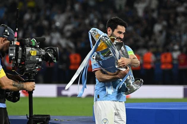 Ilkay Gundogan (Manchester City) during the UEFA Champions League Final match between Manchester City 1-0 Inter at Ataturk Olympic Stadium on June 10, 2023 in Istanbul, Trkiye. Noxthirdxpartyxsales  (220970469)