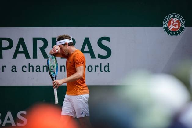 French Open, Roland Garros finale: Casper Ruud - Novak Djokovic Paris, Frankrike 20230611. Casper Ruud under trening for finalen i tennis i Roland-Garros-turneringen mellom Casper Ruud og Novak Djokovic fra Serbia. Foto: Beate Oma Dahle NTB Paris Frankrike EDITORIAL USE ONLY. RESTRICTED USE FOR BETTING COMPANIES Ref:_SPO_BNCXo8dqW9KISQ.jpg  Copyright: xBeatexOmaxDahlex xNTBx