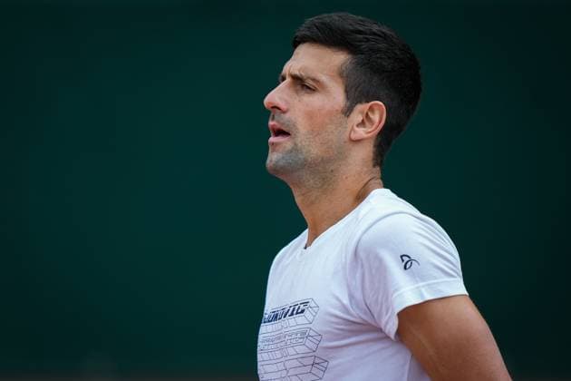 French Open, Roland Garros finale: Casper Ruud - Novak Djokovic Paris, Frankrike 20230611. Novak Djokovic under trening for finalen i tennis i Roland-Garros-turneringen mellom Casper Ruud og Novak Djokovic fra Serbia. Foto: Beate Oma Dahle NTB Paris Frankrike EDITORIAL USE ONLY. RESTRICTED USE FOR BETTING COMPANIES Ref:_SPO_BNCsgCt6x2Qsr0.jpg  Copyright: xBeatexOmaxDahlex xNTBx