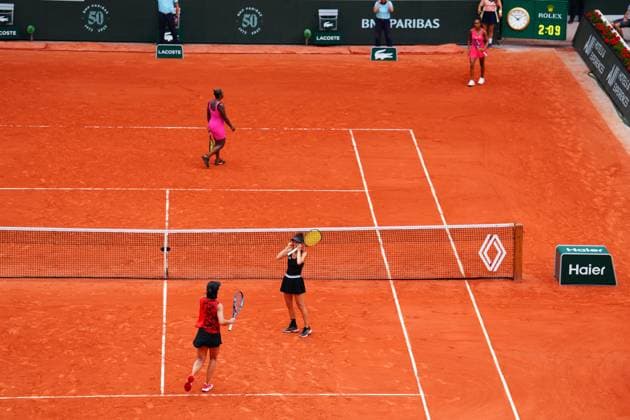 Mandatory Credit: Photo by Javier Garcia Shutterstock (13949284a) Su-Wei Hsieh and Xinyu Wang celebrates winning the Women s Doubles against Leylah Fernandez and Taylor Townsend French Open Tennis, Day 15, Roland Garros, Paris, France - 11 June 2023 French Open Tennis, Day 15, Roland Garros, Paris, France - 11 June 2023  Copyright: xJavierxGarcia Shutterstockx 13949284a