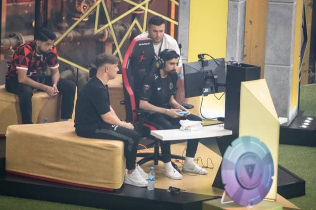 Grand Final der Virtual Bundesliga 2023 Kamal Kamboj (FCSP_Kamal, FC St. Pauli) Grand Final der Virtual Bundesliga 2023, Koeln, Strassenkickerbase, 10.06.2023