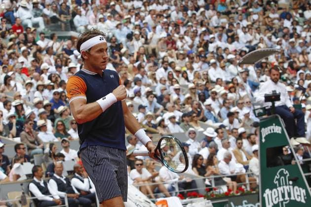 Novak Djokovic Vs Casper Ruud - Finale Simple Messieurs TENNIS : Roland-Garros 2023 - Paris - 11 06 2023 MichaelBaucher Panoramic 
