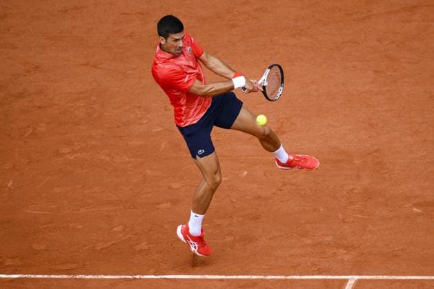 Novak Djokovic (Srb) TENNIS : Roland Garros 2023 - Finale Messieurs - Paris - 11 06 2023 JBAutissier Panoramic 