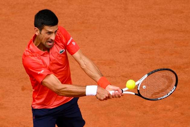 Novak Djokovic (Srb) TENNIS : Roland Garros 2023 - Finale Messieurs - Paris - 11 06 2023 JBAutissier Panoramic 