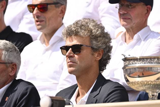 Tennis : Roland Garros 2023 - France - Finale du simple messieurs - Gustavo Kuerten - Bresil Tennis : Roland Garros 2023 - France - 11 06 23 ChrysleneCaillaud Panoramic 