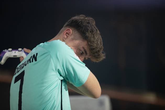 Grand Final der Virtual Bundesliga 2023 Jonas Wirth (Jonny, SC Paderborn 07) Grand Final der Virtual Bundesliga 2023, Koeln, Strassenkickerbase, 10.06.2023