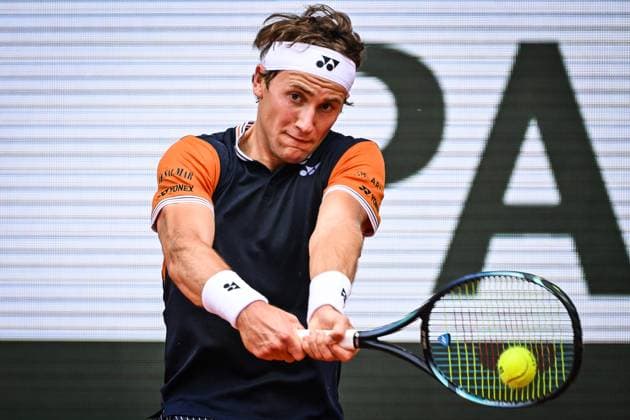 June 11, 2023, Paris, France, France: Casper RUUD of Norway during the fifteenth day of Roland-Garros 2023, French Open 2023, Grand Slam tennis tournament at the Roland-Garros Stadium on June 11, 2023 in Paris, France. Paris France - ZUMAm308 20230611_zsp_m308_006 Copyright: xMatthieuxMirvillex
