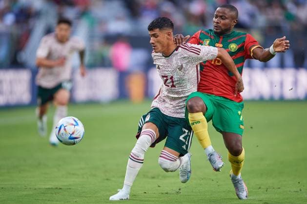 RECORD DATE NOT STATED Seleccion Mexico 2023 Mexico vs Cameroon Uriel Antuna of Mexico during the game Mexico (Mexican national team, Nationalteam vs Cameroon, corresponding to the Friendly match, at Snapdragon Stadium, on June 10, 2023. <br><br> Uriel Antuna de Mexico durante el partido Mexico (Seleccion Mexicana) vs Camerun, correspondiente al Partido Amistoso de preparacion, en el Estadio Snapdragon, el 10 de junio de 2023. SAN DIEGO CALIFORNIA ESTADOS UNIDOS  Copyright: xCristianxdexMarchenax 20230610211839_SMN_23_AM_MEX_CAM_ANTUNA118