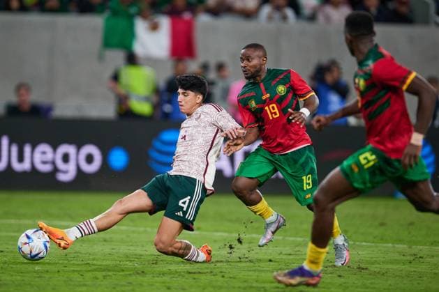 RECORD DATE NOT STATED Seleccion Mexico 2023 Mexico vs Cameroon Kevin Alvarez scores his goal 2-2 of Mexico during the game Mexico (Mexican national team, Nationalteam vs Cameroon, corresponding to the Friendly match, at Snapdragon Stadium, on June 10, 2023. <br><br> Kevin Alvarez anota su gol de Mexico durante el partido Mexico (Seleccion Mexicana) vs Camerun, correspondiente al Partido Amistoso de preparacion, en el Estadio Snapdragon, el 10 de junio de 2023. SAN DIEGO CALIFORNIA ESTADOS UNIDOS  Copyright: xJorgexMartinezx 20230610230947_SMN_23_AM_MEX_CAM_ALVAREZ321