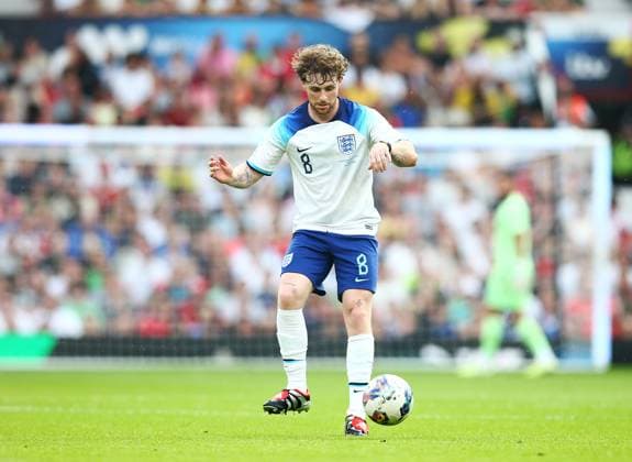 Mandatory Credit: Photo by Matt West Shutterstock (13949253o) Tom Grennan of Soccer Aid England England XI v World XI, Soccer Aid for Unicef 2023, Football, Old Trafford, Manchester, UK - 11 Jun 2023 EDITORIAL USE ONLY No use with unauthorised audio, video, data, fixture lists, club league logos or live services. Online in-match use limited to 120 images, no video emulation. No use in betting, games or single club league player publications. England XI v World XI, Soccer Aid for Unicef 2023, Football, Old Trafford, Manchester, UK - 11 Jun 2023 EDITORIAL USE ONLY No use with unauthorised audio, video, data, fixture lists, club league logos or live services. Online in-match use limited to 120 images, no video emulation. No use in betting, games or single club league player publications.  Copyright: xMattxWest Shutterstockx 13949253o
