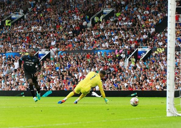 Mandatory Credit: Photo by Matt West Shutterstock (13949253r) Usain Bolt of Soccer Aid World XI scores the opening goal England XI v World XI, Soccer Aid for Unicef 2023, Football, Old Trafford, Manchester, UK - 11 Jun 2023 EDITORIAL USE ONLY No use with unauthorised audio, video, data, fixture lists, club league logos or live services. Online in-match use limited to 120 images, no video emulation. No use in betting, games or single club league player publications. England XI v World XI, Soccer Aid for Unicef 2023, Football, Old Trafford, Manchester, UK - 11 Jun 2023 EDITORIAL USE ONLY No use with unauthorised audio, video, data, fixture lists, club league logos or live services. Online in-match use limited to 120 images, no video emulation. No use in betting, games or single club league player publications.  Copyright: xMattxWest Shutterstockx 13949253r