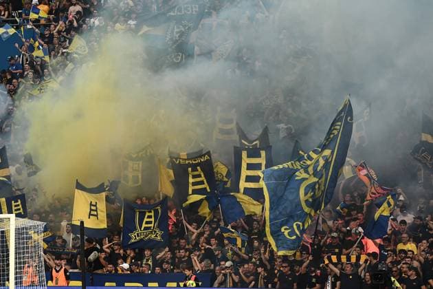 Mp Reggio Emilia 11 06 2023 - campionato di calcio serie A Spezia-Hellas Verona foto Matteo Papini Image nella foto: tifosi Verona 