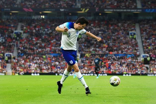 Mandatory Credit: Photo by Matt West Shutterstock (13949253ai) Asa Butterfield of Soccer Aid England scores a goal to make it 1-1 England XI v World XI, Soccer Aid for Unicef 2023, Football, Old Trafford, Manchester, UK - 11 Jun 2023 EDITORIAL USE ONLY No use with unauthorised audio, video, data, fixture lists, club league logos or live services. Online in-match use limited to 120 images, no video emulation. No use in betting, games or single club league player publications. England XI v World XI, Soccer Aid for Unicef 2023, Football, Old Trafford, Manchester, UK - 11 Jun 2023 EDITORIAL USE ONLY No use with unauthorised audio, video, data, fixture lists, club league logos or live services. Online in-match use limited to 120 images, no video emulation. No use in betting, games or single club league player publications.  Copyright: xMattxWest Shutterstockx 13949253ai