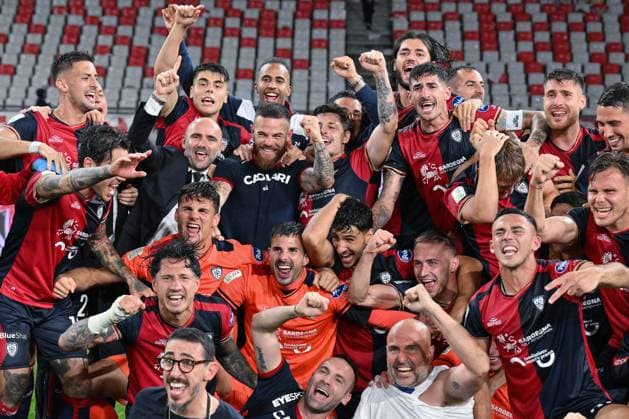 Sport Themen der Woche KW23 Ci Bari 11 06 2023 - play off serie B Bari-Cagliari foto Carmelo Imbesi Image nella foto: Cagliari 