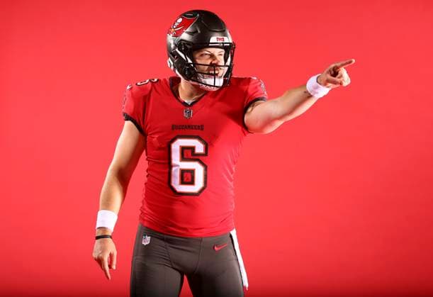 Sport Themen der Woche KW24 Sport Bilder des Tages June 12, 2023, Tampa, Florida, USA: Tampa Bay Buccaneers quarterback Baker Mayfield (6) attends the BuccaneersÃ¢â‚¬â ¢ photo day on Monday, June 12, 2023, at the AdventHealth Training Center in Tampa. Tampa USA - ZUMAs70_ 0259555651st Copyright: xDouglasxR.xCliffordx