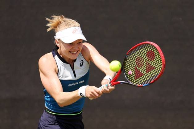 Sport Bilder des Tages Mandatory Credit: Photo by Ryan Browne Shutterstock (13961283p) Harriet Dart of Great Britain. Rothesay Open, Day Two, Tennis, Nottingham Tennis Centre, Nottingham, UK - 13 Jun 2023 Rothesay Open, Day Two, Tennis, Nottingham Tennis Centre, Nottingham, UK - 13 Jun 2023 Copyright: xRyanxBrowne Shutterstockx 13961283p