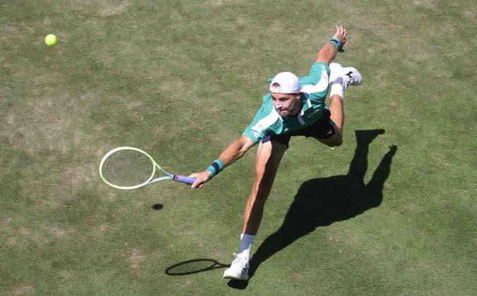 Sport Themen der Woche KW24 Sport Bilder des Tages Stuttgart, Tennis BOSS OPEN 2023, Jan-Lennard Struff ( GER ) *** Stuttgart, Tennis BOSS OPEN 2023, Jan Lennard Struff GER