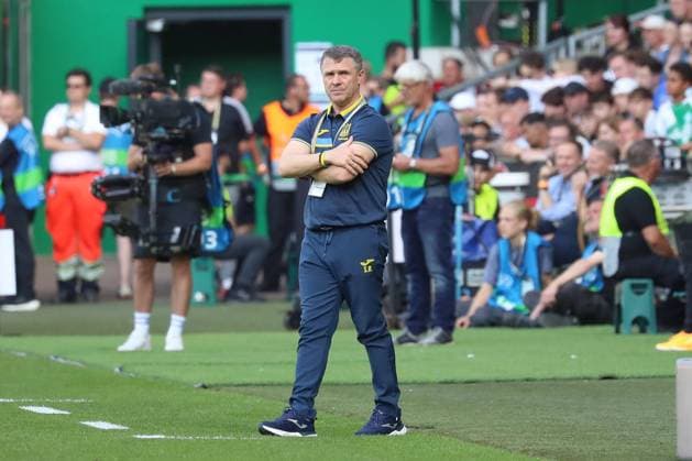 12.06.2023, xgox, Fussball Länderspiel, Deutschland - Ukraine emspor, v.l. Serhiy Rebrov (Ukraine, Trainer) (DFL DFB REGULATIONS PROHIBIT ANY USE OF PHOTOGRAPHS as IMAGE SEQUENCES and or QUASI-VIDEO) Bremen
