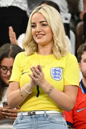 World Cup Celebrities at England v Senegal Megan Davinson, Jordan Pickford wife?s attends England v Senegal match of the FIFA World Cup, WM, Weltmeisterschaft, Fussball Qatar 2022 at Al Bayt Stadium in Doha, Qatar on December 4, 2022. Photo by Laurent Zabulon ABACAPRESS.COM  Copyright: xZabulonxLaurent ABACAx 834142_013 ZabulonxLaurent ABACAx 834142_013