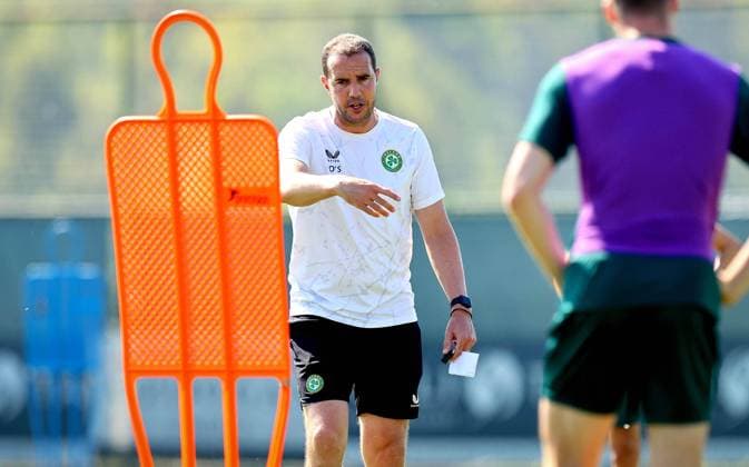 Fußball, Nationalteam Irland Training Republic of Ireland Squad Training, Calista Sports Centre, Antalya, Turkey 14 6 2023 Assistant coach John O™Shea John O™Shea 14 6 2023  Copyright: x INPHO RyanxByrnex IMG_2667