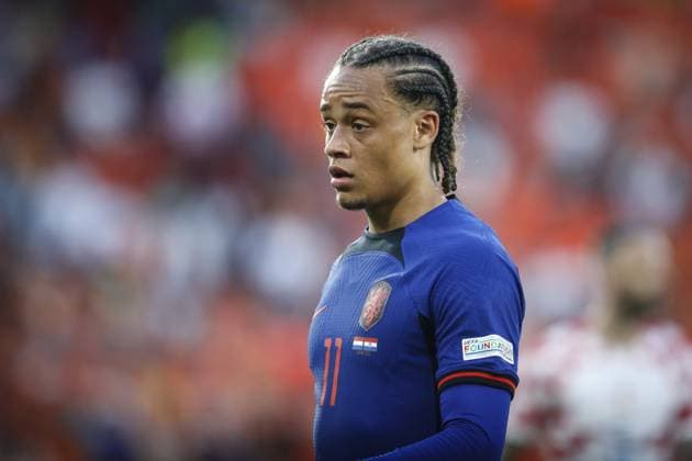 ROTTERDAM, 14-06-2023 , Stadium de Kuip, Nations League semi final 2022 2023 between Netherlands and Croatia. Netherlands player Xavi Simons Netherlands - Croatia  x21328713x Copyright:
