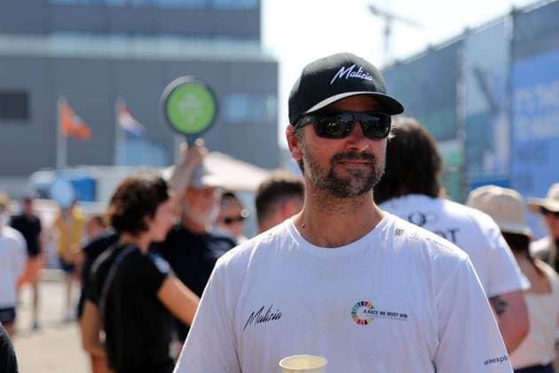 Boris Herrmann (GER) Skipper IMOCA Seaexplorer Team Malizia, Den Haag, The Ocean Race, Etappe 7, Niederlande, 13.06.2023