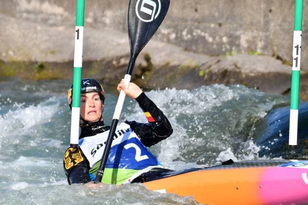 Bilder des Jahres 2023, Sport 06 Juni Sport Themen der Woche KW24 Sport Bilder des Tages Ricarda Funk of Germany in action during the Heats Run for 2023 ICF Canoe Slalom World Cup Ljubljana-Tacen CANOE KAYAK : 2023 Coupe du monde ICF de slalom - Ljubljana-Tacen - 16 06 2023 NatasaKupljenik Panoramic 