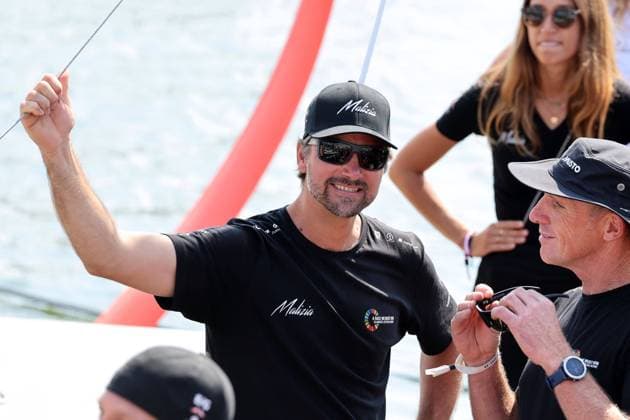 Boris Herrmann (GER) IMOCA Seaexplorer Team Malizia , Den Haag, The Ocean Race, Start 7. Etappe, Niederlande,15.06.2023, Hochsee- Segeln