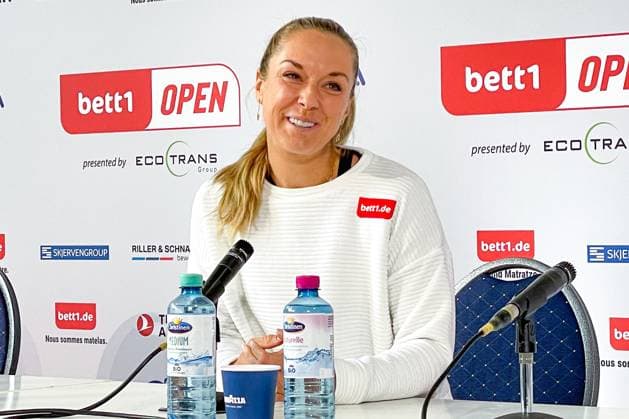 Sabine LISICKI GER - Pressegespräch, bett1open presented by ecotrans Group, Berlin, LTTC Rot-Weiß Berlin, 16.06.2023, Copyright: xClaudioxGärtnerx