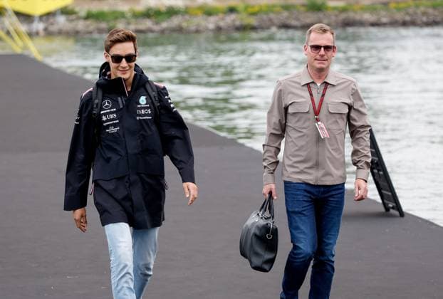63 George Russell (GBR, Mercedes-AMG Petronas F1 Team), F1 Grand Prix of Canada at Circuit Gilles-Villeneuve on June 16, 2023 in Montreal, Canada. (Photo by HOCH ZWEI) Montreal Canada