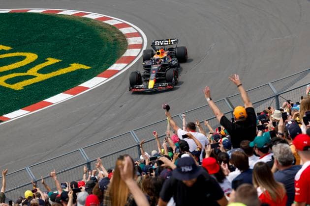 1 Max Verstappen (NLD, Oracle Red Bull Racing), F1 Grand Prix of Canada at Circuit Gilles-Villeneuve on June 16, 2023 in Montreal, Canada. (Photo by HOCH ZWEI) Montreal Canada