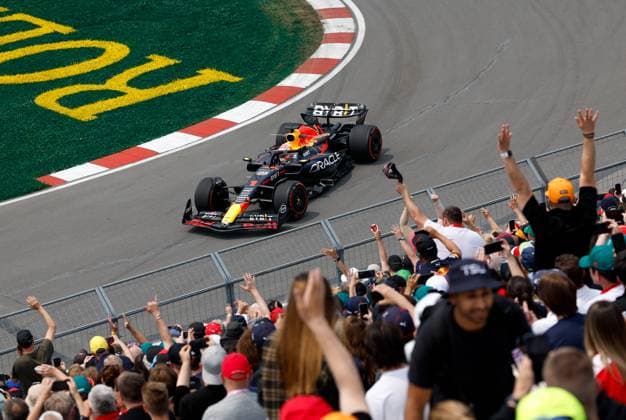 Sport Bilder des Tages 1 Max Verstappen (NLD, Oracle Red Bull Racing), F1 Grand Prix of Canada at Circuit Gilles-Villeneuve on June 16, 2023 in Montreal, Canada. (Photo by HOCH ZWEI) Montreal Canada