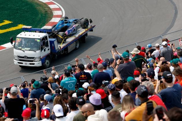 Car of 10 Pierre Gasly (FRA, BWT Alpine F1 Team), F1 Grand Prix of Canada at Circuit Gilles-Villeneuve on June 16, 2023 in Montreal, Canada. (Photo by HOCH ZWEI) Montreal Canada