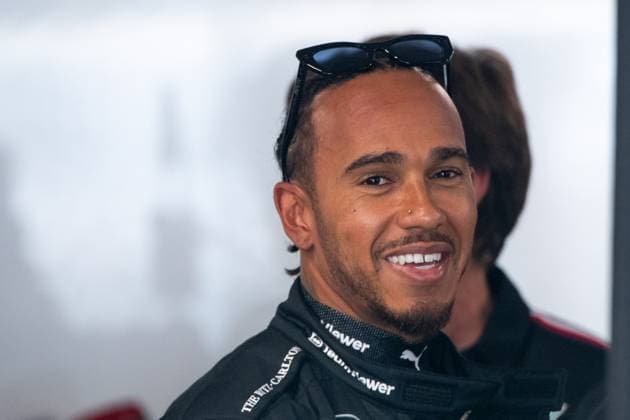 Lewis Hamilton (UK, Mercedes AMG Petronas F1 Team, 44) in der Box, CAN, Formel 1 Weltmeisterschaft, Grand Prix von Kanada, Circuit de Gilles Villeneuve Montreal, Freies Training, 16.06.2023 CAN, Formel 1 Weltmeisterschaft, Grand Prix von Kanada, Circuit de Gilles Villeneuve Montreal, Freies Training, 16.06.2023 Montreal Copyright: xEibner Memmlerx EP_MMR