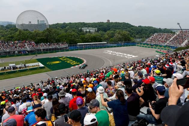 14 ALONSO Fernando (spa), Aston Martin F1 Team AMR23, action during the Formula 1 Pirelli Grand Prix du Canada, 8th round of the 2023 Formula One World Championship, WM, Weltmeisterschaft from June 16 to 18, 2023 on the Circuit Gilles Villeneuve, in MontrÃ al, Canada - F1 - CANADIAN GRAND PRIX 2023 DPPI Panoramic  00123020_F12023GP09CAN_JK055256