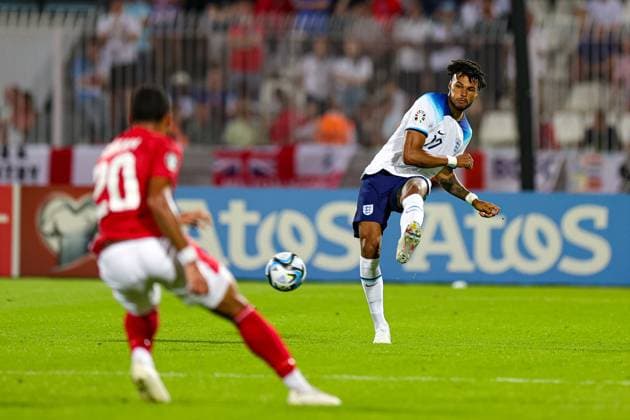 Malta v England Euro 2024 Qualifier 16 06 2023. Tyrone Mings (17 f England during the Euro 2024 Qualifier match between Malta and England at National Stadium, Attard, Malta on 16 June 2023. Editorial use only , Copyright: xNigelxKeenex PSI-17544-0040