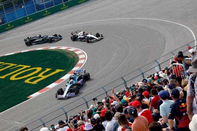 10 GASLY Pierre (fra), Alpine F1 Team A523, action 22 TSUNODA Yuki (jap), Scuderia AlphaTauri AT04, action during the Formula 1 Pirelli Grand Prix du Canada, 8th round of the 2023 Formula One World Championship, WM, Weltmeisterschaft from June 16 to 18, 2023 on the Circuit Gilles Villeneuve, in Montrà al, Canada - F1 - CANADIAN GRAND PRIX 2023 DPPI Panoramic 00123020_F12023GP09CAN_JK055408
