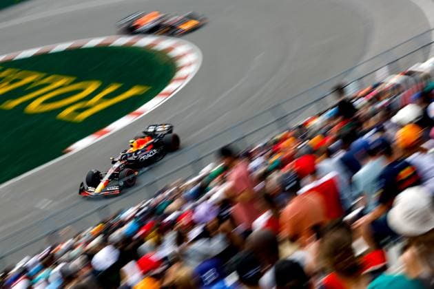 11 Sergio Perez (MEX, Oracle Red Bull Racing), F1 Grand Prix of Canada at Circuit Gilles-Villeneuve on June 16, 2023 in Montreal, Canada. (Photo by HOCH ZWEI) Montreal Canada