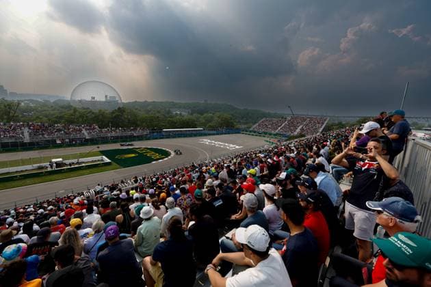 63 George Russell (GBR, Mercedes-AMG Petronas F1 Team), F1 Grand Prix of Canada at Circuit Gilles-Villeneuve on June 16, 2023 in Montreal, Canada. (Photo by HOCH ZWEI) Montreal Canada